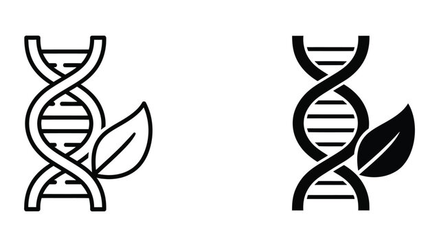 Contrast of traditional and modern genetic and botanical symbols
