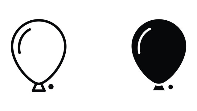 Contrast between a deflated and an inflated balloon with strings attached