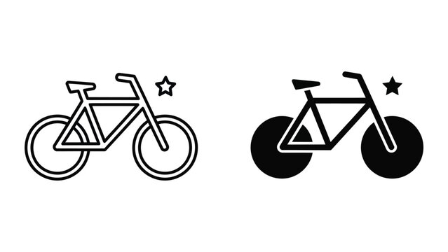 Comparison of road bicycle and fixed-gear bicycle designs with highlighted differences