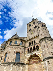 Obraz premium Street view of old village Trier in Germany