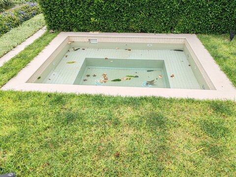 Swimming Pool with Jacuzzi Outdoor view
Beautifully lit, curved swimming pool, likely at a hotel or luxury residential property.
Luxury modern design with Blue Tiles inside. Pools party recreation.