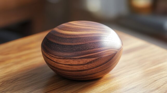 Wooden paperweight 