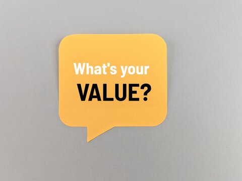 Reflect on personal worth and contribution &mdash; a motivational prompt encouraging self-assessment in career, business and life.  
