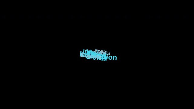 Blue words with the message the more you know on a black background. Perfect for educational presentations, social media posts, or website banners. ProRes 4444 Alpha Channel