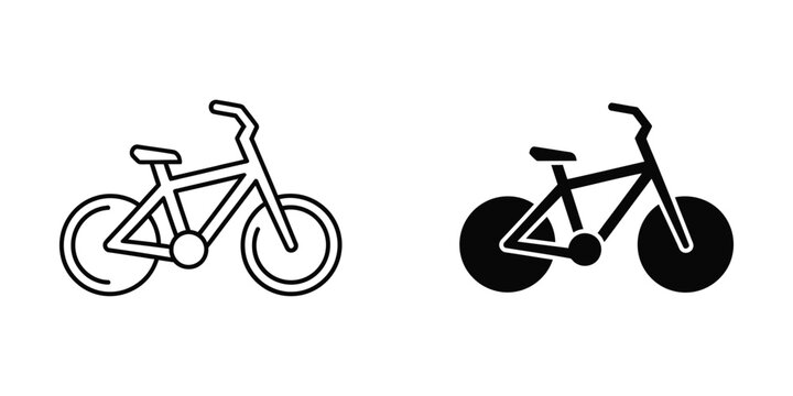Comparison of a traditional bicycle and a fixed-gear track bicycle