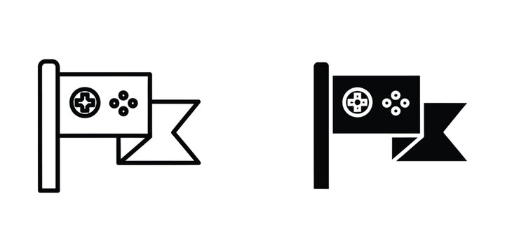 Comparison of traditional and modern video game controller symbols on directional signs