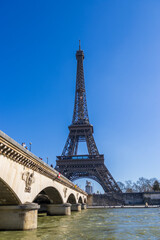 Obraz premium The Eiffel Tower in Paris France FR