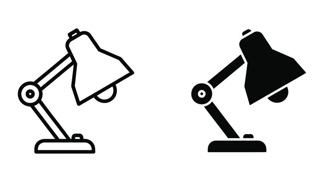 Comparison of traditional and modern desk lamps with adjustable arms and bases