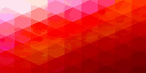 Obraz premium Abstract Red Hexagon Pattern with a vibrant design with geometric precision.