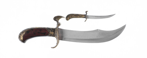 Persian sword isolated on white background