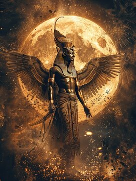 Egyptian god of the moon.