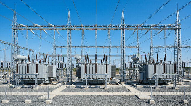 AI data centers electrical substation supporting power grid demand