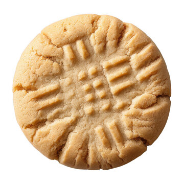 Peanut Butter Cookie Isolated - Delicious Homemade Treat