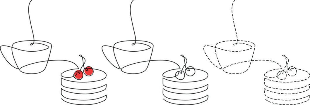 Illustrative depiction of a cherry picking process using mechanical tools and storage Vector