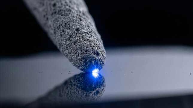 Artificial Synapse: Neuromorphic Processor Chip Macro Engineering, Next Generation Artificial Synapse Computational Hardware on Vantablack Background