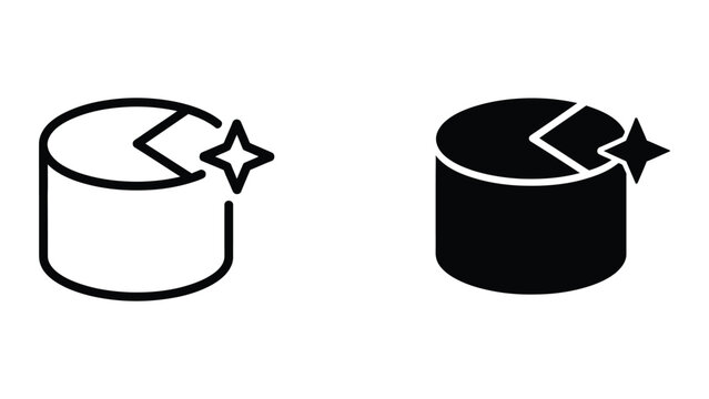 Contrast between a partially filled and a nearly full cylindrical data storage representation