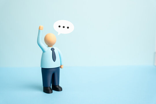 Office worker greeting and waving. Presentation and introduction. Professional communication builds first impressions. Corporate interaction supports networking and business relationships.