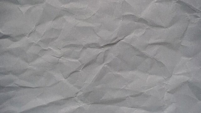 gray wrinkled paper texture background, paper background footage