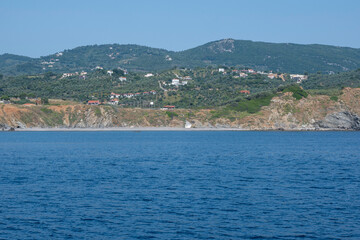 Fototapeta premium The coastline of Skiathos Island, Sporades, Thessaly, Greece