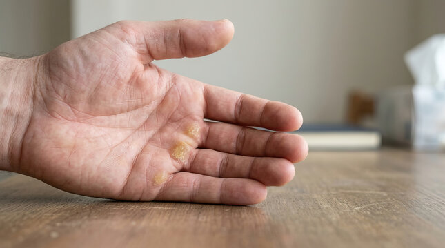 Male hand callus rough skin dry palm injured hand skin disease hand closeup human skin finger callus painful skin cracked skin Male hand callus rough skin dry palm injured hand skin disease hand