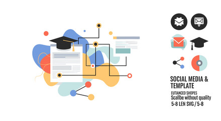Minimalist and modern design evokes a sense of creativity and forward-thinking. Perfect for marketing materials, website backgrounds, and social media © To