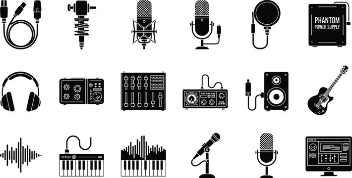 To help your asset rank better in search results, I&rsquo;ve tailored the title and keywords to focus on the technical and creative aspects of music production and podcasting shown in your image.