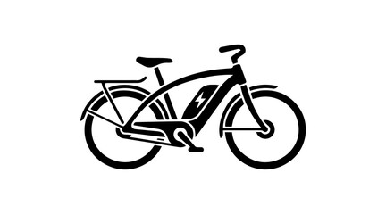 Fototapeta premium electric bike icon