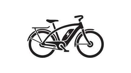 Fototapeta premium electric bike icon