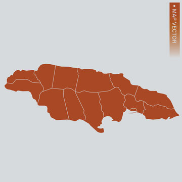 Jamaica map