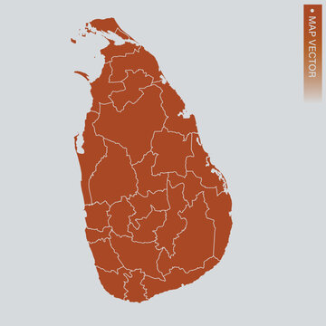 Sri Lanka map