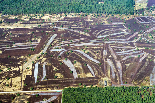 L&uuml;neburger Heide, Luftbild, Niedersachsen