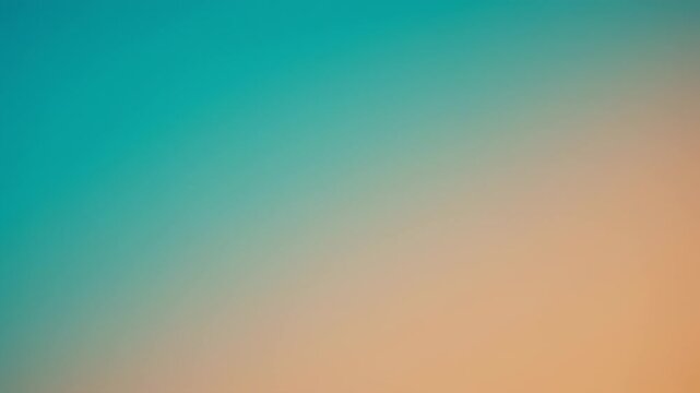 Smooth gradient of teal and peach tones