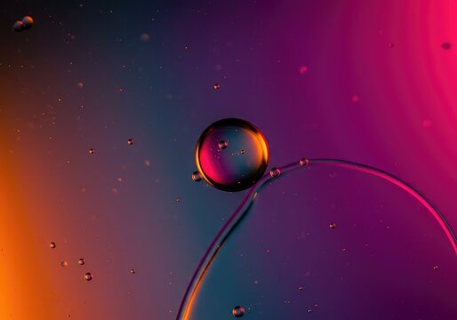 Intense color distortion across a liquid reflective surface creating an abstract, ethereal texture and vibrant visual pattern suggesting mood and movement, energy, wave, conceptual