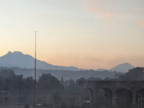 Atardecer de los volcanes