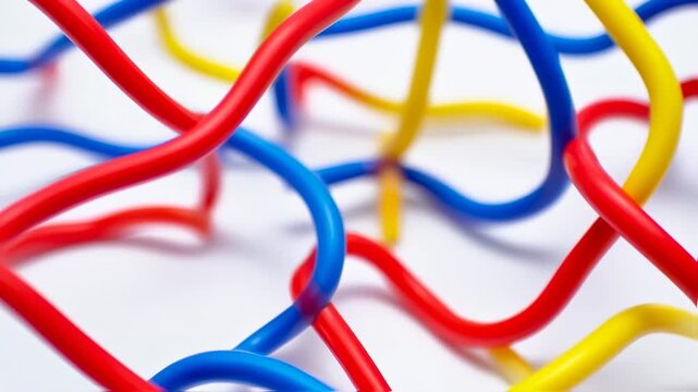 Intertwined Colorful Tubes