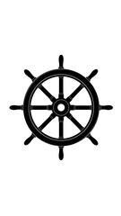 Ship Navigation Steering Wheel Control. © Sayang