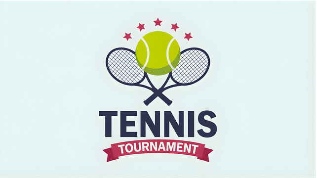 Tennis players compete in a tournament with rackets and ball outdoors