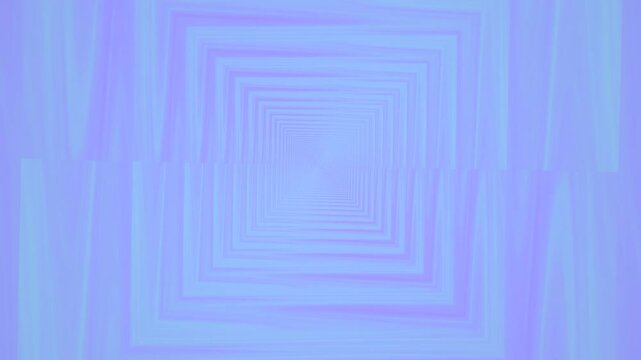 Abstract geometric tunnel video footage with light blue and lavender gradient creating a sense of depth and motion; repeating pattern infinite loop
