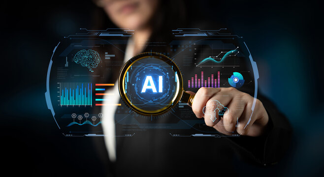 Futuristic AI analytics display realtime dashboards, forecasting and cloud monitoring, helping enterprises optimize performance, security risk and operational decisions with data insights. Corpus