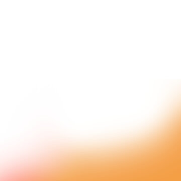 Gradient composition highlights a subtle, sun-kissed orange hue diffusing across the bottom corner of a stark white canvas.