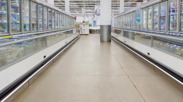 Choosing food from shelf at the supermarket,vegetables in the grocery section, Grocery stores 