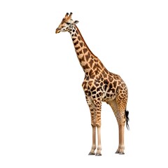 Obraz premium giraffe on white background