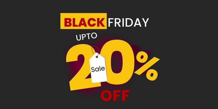 10% to 90% Off Discount Sale Promotional Video &ndash; Animated Sale Banner Loop