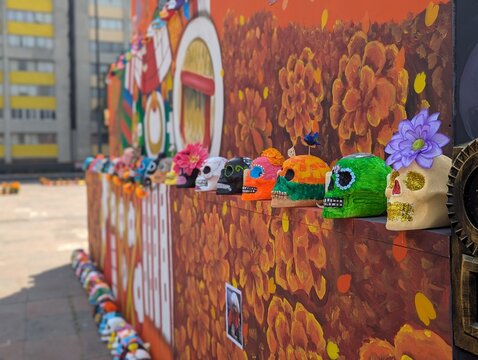 Calaveras d&iacute;a de muertos