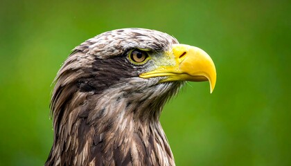 Obraz premium Majestic Bald Eagle Portrait - A Close-Up View.