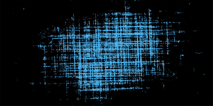 Abstract blue and green binary code background featuring a futuristic digital data pattern with motion blur and square texture for a high-tech network web design illustration