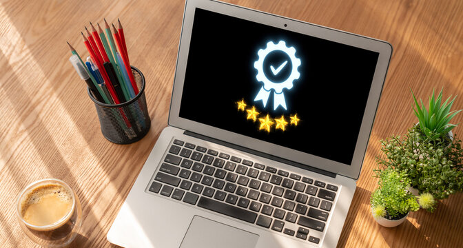 Online product certification, marking a key achievement. Demonstrates commitment to quality and trustworthiness by having product certification passed. brisk