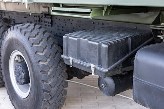 Military equipment and army equipment.. Durable storage box intended to protect and organize military equipment effectively. Reinforced container built to safely and reliably store military