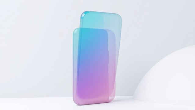 An eye-catching cell phone with a unique design in pink and purple. The box suggests it's brand new, possibly from an exclusive or high-end smartphone line.