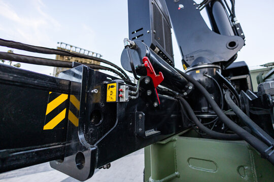 Military equipment and army equipment.. Heavyduty steel components provide consistent hydraulic operation in vehicles. Ensuring dependable hydraulic function through durable steel